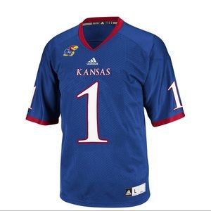 Adidas NCAA Kansas Jayhawks Men's Football Jersey